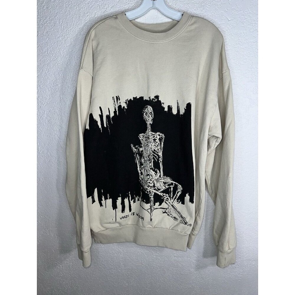 Avenged Sevenfold 2024 North American Tour Large Words Of Wisdom Sweatshirt F1 - Picture 6 of 10